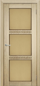 Недавно просмотренные - Дверь Берест массив сосны Браво некрашеная, фреза коса, стекло бронза