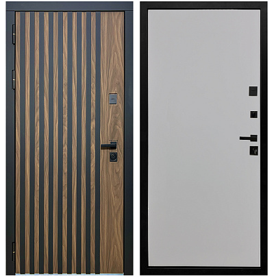 Входная дверь Матадор MXL-1 орех американский мокко/панель Гладкая, силк маус