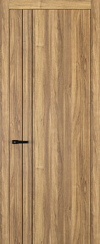 Дверь Z K15 toppan орех грецкий, молдинг черный, глухая