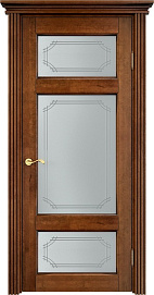 Недавно просмотренные - Дверь ПМЦ массив ольхи ОЛ55 коньяк с патиной, стекло 55-1