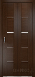 Дверь-книжка Оникс Парма венге, глухая