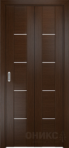 Дверь-книжка Оникс Парма венге, глухая
