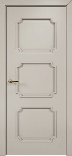 Дверь Оникс Валенсия эмаль латте, глухая
