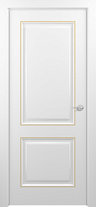 Недавно просмотренные - Дверь Z Venecia Т2 эмаль White patina Gold, глухая