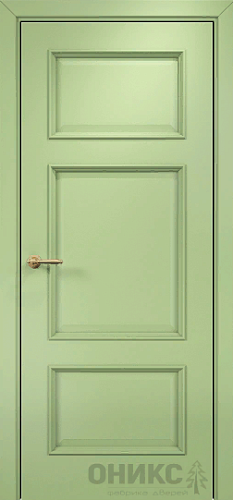 Дверь Оникс Прованс эмаль фисташковая, глухая