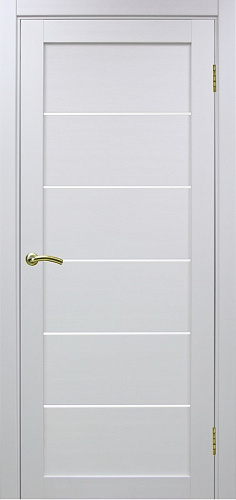 Дверь Эко 506.12 белый лед, сатинат