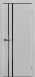 Недавно просмотренные - Дверь L-58 серебристо-серый кромка AL, глухая