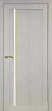 Дверь Эко 527.121 АПС дуб беленый молдинг SG, сатинат