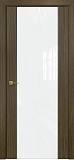 Дверь Оникс Парма 1 олива, глухая лакобель RAL 0333