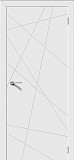 Дверь V Вектор эмаль белая, глухая