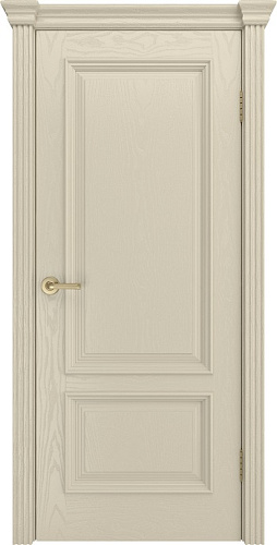 Дверь Текона шпон Фрейм 07 крем, глухая