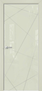 Недавно просмотренные - Дверь Оникс Арт, лакобель слоновая кость RAL 1013, витраж контурный №5