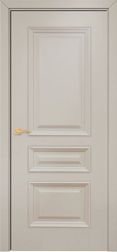 Дверь Оникс Афина эмаль латте, глухая