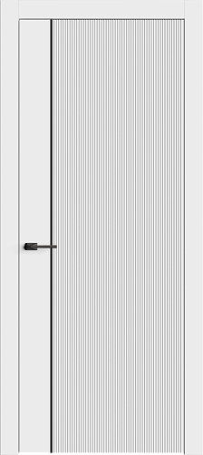 Дверь Лайн2М эмаль белая, глухая
