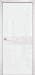 Недавно просмотренные - Дверь Оникс Соло 2 эмаль белая патина серебро, глухая, Lacobel RAL 0333