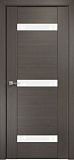 Дверь Оникс Парма 3 серый дуб, глухая лакобель RAL 0333