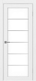 Дверь Эко 501.2 АСС белый лед молдинг SC, lacobel белый