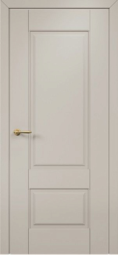 Дверь Оникс Марсель фрезерованная №2 эмаль латте, глухая