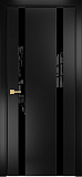 Дверь Оникс Верона 2 эмаль черная по МДФ, триплекс черный