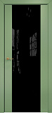 Дверь Оникс Престиж эмаль RAL 6021, триплекс черный
