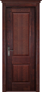 Недавно просмотренные - Дверь Ока массив дуба цельные ламели Классик №1 махагон, глухая