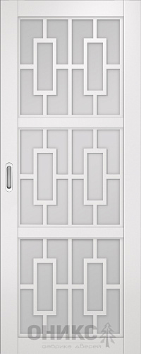 Перегородка Оникс №2 эмаль белая, Р-№4, сатинат белый