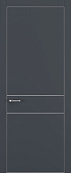 Схожие товары - Дверь Z K16 полипропилен  графит премьер, ALU кромка хром, молдинг серебро, глухая