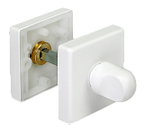 Завертка сантехническая Lux-WC-S5 Bia, белый