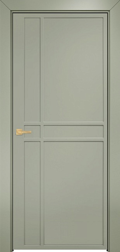 Дверь Оникс Оксфорд 1 фрезерованная эмаль RAL 7038, глухая