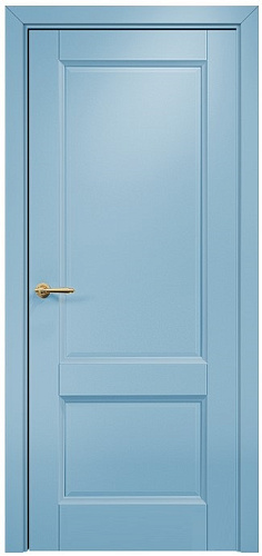 Дверь Оникс Тоскана 2 эмаль голубая, глухая
