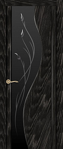 Недавно просмотренные - Дверь Ситидорс Корунд черный абрикос, остекленная