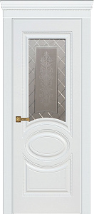 Недавно просмотренные - Дверь Юркас Марго  эмаль белая, стекло мателюкс с фрезеровкой