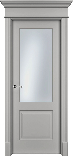 Дверь Нф2с эмаль серая, сатинато