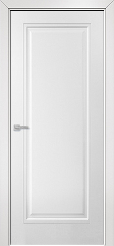 Дверь Оникс Турин фрезерованная №2 эмаль белая, глухая
