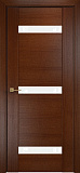 Дверь Оникс Парма 3 красное дерево, глухая лакобель RAL 0333