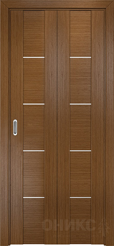 Дверь-книжка Оникс Парма орех, глухая