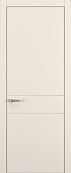 Схожие товары - Дверь Z K16 полипропилен крем, ALU кромка хром, молдинг серебро, глухая