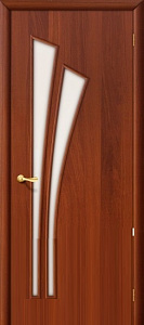 Недавно просмотренные - Дверь Браво 4С итальянский орех, стекло белое сатинато