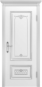 Недавно просмотренные - Дверь ИУ Эмаль Классика Аккорд В3 эмаль белая патина серебро, глухая