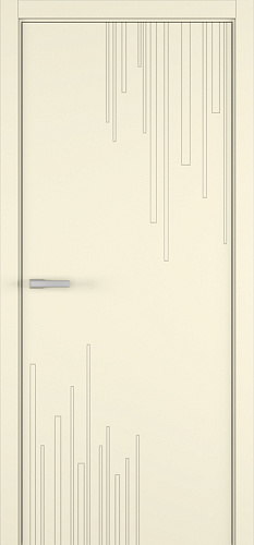 Дверь Z Rain 2 эмаль жемчужно-перламутровая, глухая