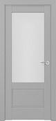 Схожие товары - Дверь ZADOOR Турин Тип S экошпон серый, стекло сатинат