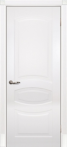 Дверь Текона эмаль Smalta 02 белый RAL 9003, глухая