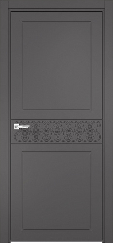 Дверь V Лоярд эмалит Севилья 07 софт графит, глухая