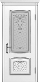 Недавно просмотренные - Дверь ИУ Эмаль Классика Симфония 2 В3 эмаль белая патина серебро, фотопечать серебро