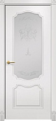 Схожие товары - Дверь Оникс Венеция фрезерованная эмаль белая, контурный витраж №2
