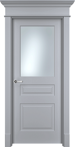 Дверь Нф3с эмаль RAL 7047, сатинат