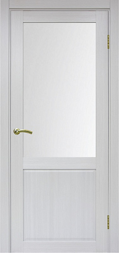 Дверь Эко 602.21 ОФ3 ясень серебристый, сатинат