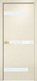 Дверь Оникс Силуэт эмаль слоновая кость, глухая