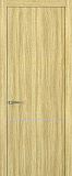 Дверь Z K11 toppan дуб натуральный, молдинг серебро, глухая