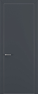 Недавно просмотренные - Дверь Z K7 полипропилен  графит премьер, ALU кромка хром, глухая